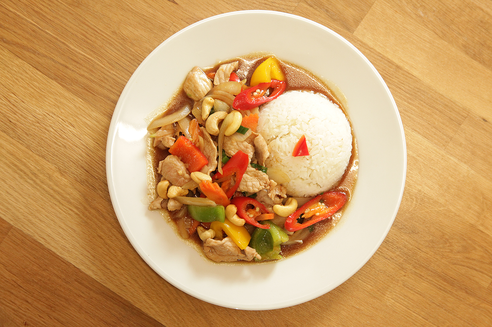 Porc sauté au gingembre